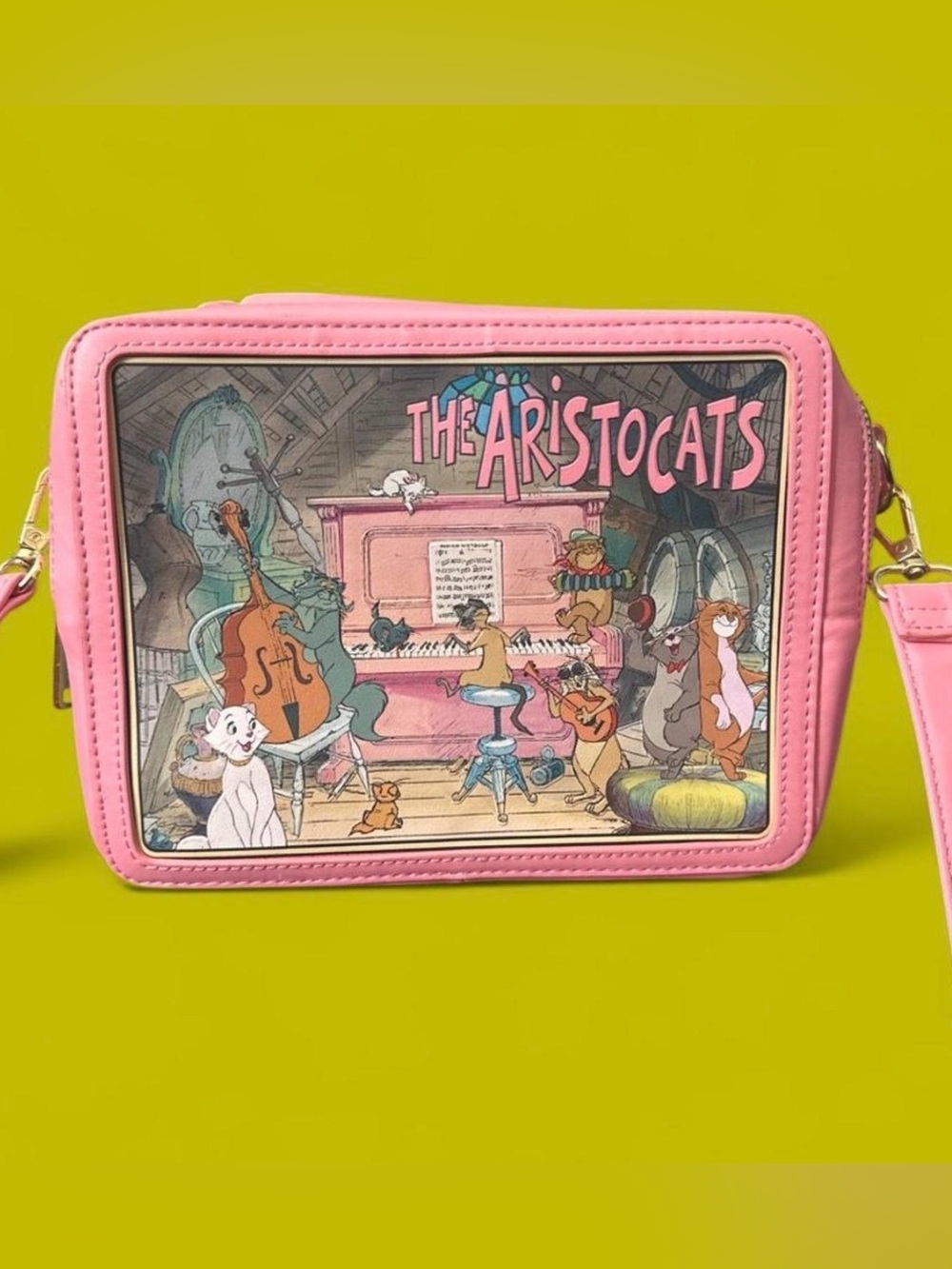 Loungefly Disney The Aristocats Vintage Lunchbox Crossbody Bag - Great Condition